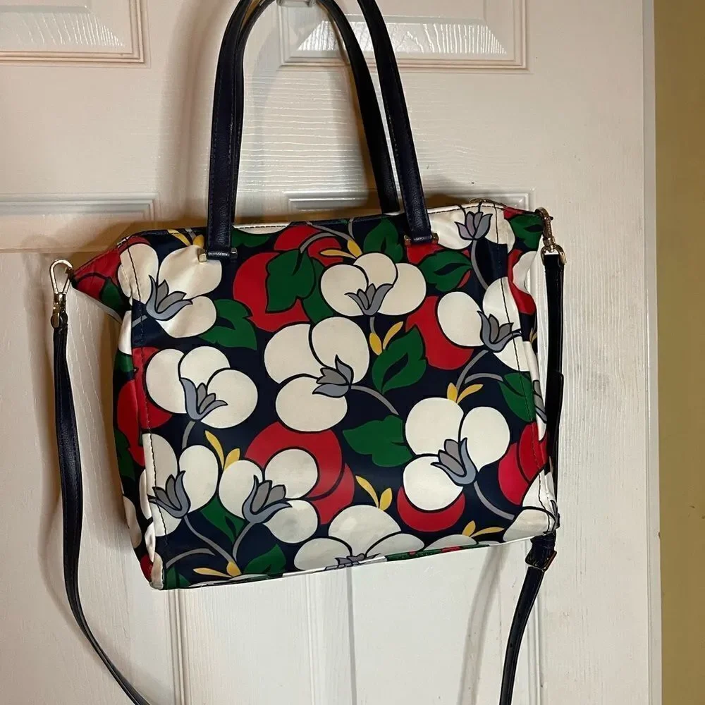 Kate Spade Dawn Breeze multi color Nylon  Medium Satchel/Shoulder bag .